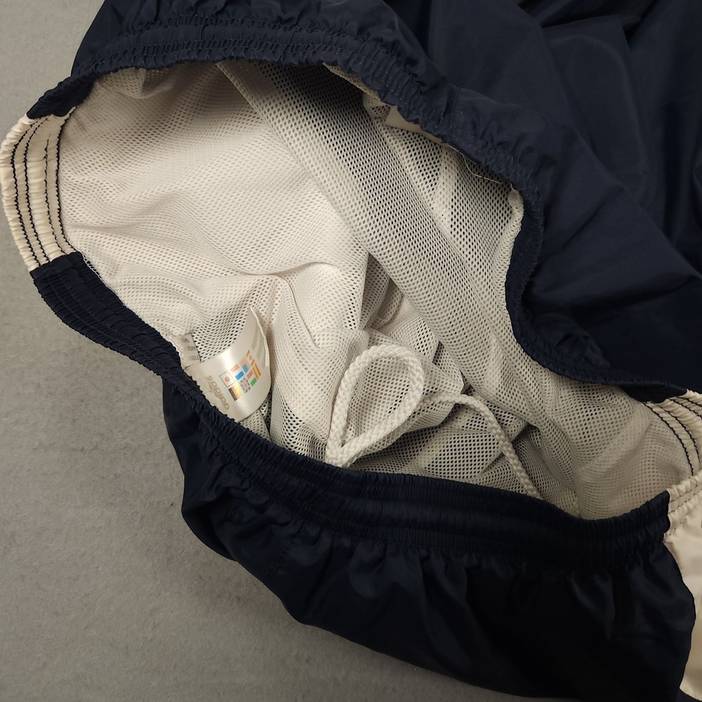 Vintage 2000's Adidas Windbreaker Nylon Blue Track Pants Ankle Zip Men's Size M - Picture 12 of 14
